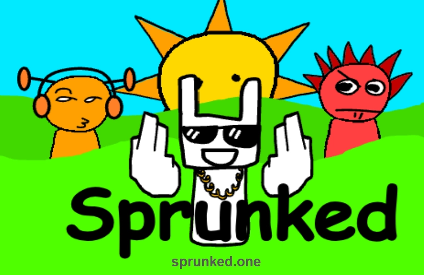 "Sprunked logo displaying a modern, colorful design representing a fun and interactive online platform."